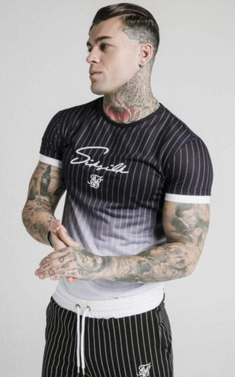 Summer Men's Fashion Striped T-shirt 3D Gradient Tide Brand Short Sleeve Street Hip Hop Clothing Sports Slim Tops
Summer Men's Fashion Striped T-shirt 3D Gradient Tide Brand Short Sleeve Street Hip Hop Clothing Sports Slim Tops