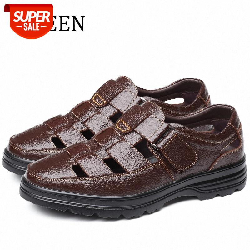 YWEEN Men Sandals Split Leather Sandals Men outdoor casual shoes Breathable Fisherman Shoes men Beach shoes big size sandals #ZO6H, Black
YWEEN Men Sandals Split Leather Sandals Men outdoor casual shoes Breathable Fisherman Shoes men Beach shoes big size sandals #ZO6H, Black