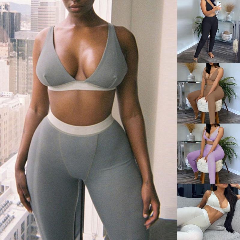 Yoga Outfit Womens Sexy Casual 2 Piece Outfits Set Sleeveless V-Neck Crop Tank Top With High Waist Leggings Solid Color Ribbed Bodycon K3NC, Black
Yoga Outfit Womens Sexy Casual 2 Piece Outfits Set Sleeveless V-Neck Crop Tank Top With High Waist Leggings Solid Color Ribbed Bodycon K3NC, Black