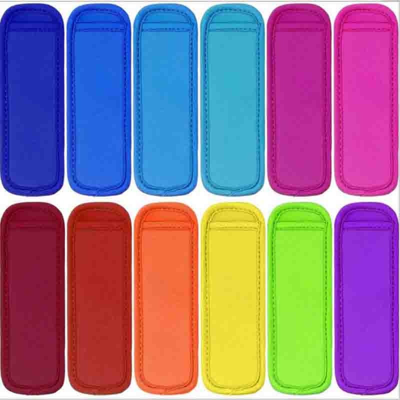 200pcs Fast Ship 12 Colors Popsicle Holder Holders Ice Pop Cream Tool 18X6CM Neoprene Sleeve Sleeves Insulation Children Freezer Kids Summer Tools
200pcs Fast Ship 12 Colors Popsicle Holder Holders Ice Pop Cream Tool 18X6CM Neoprene Sleeve Sleeves Insulation Children Freezer Kids Summer Tools