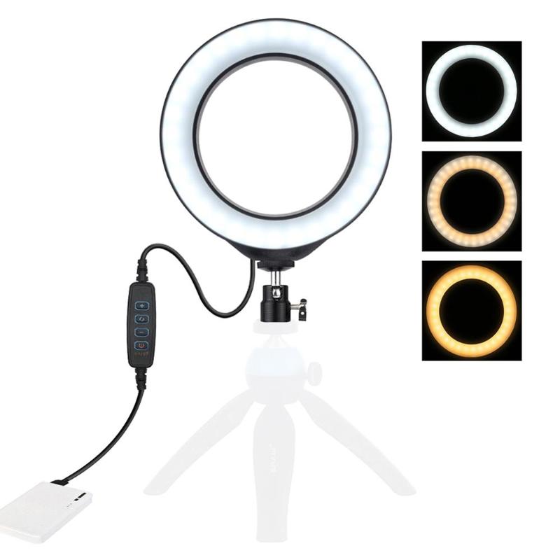 LED Ring Light 6 Inch Dimmable Selfie Lamp Photography Camera Phone Light for Makeup Video Live
LED Ring Light 6 Inch Dimmable Selfie Lamp Photography Camera Phone Light for Makeup Video Live