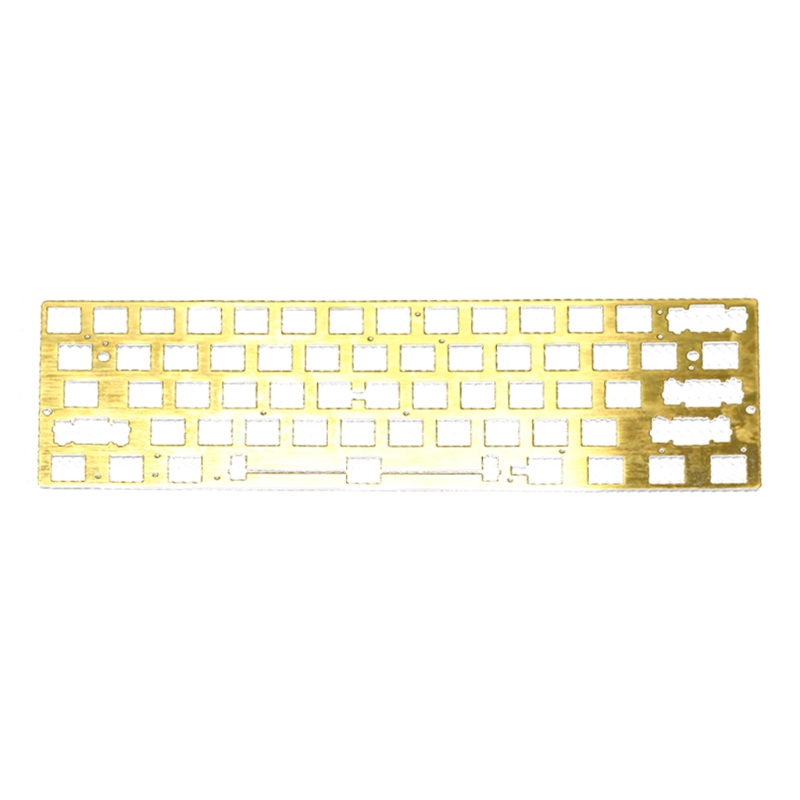 60% Brass Drawing Concurrence Positioning Plate GH60 GK61 PCB Plate Keyboard 667C