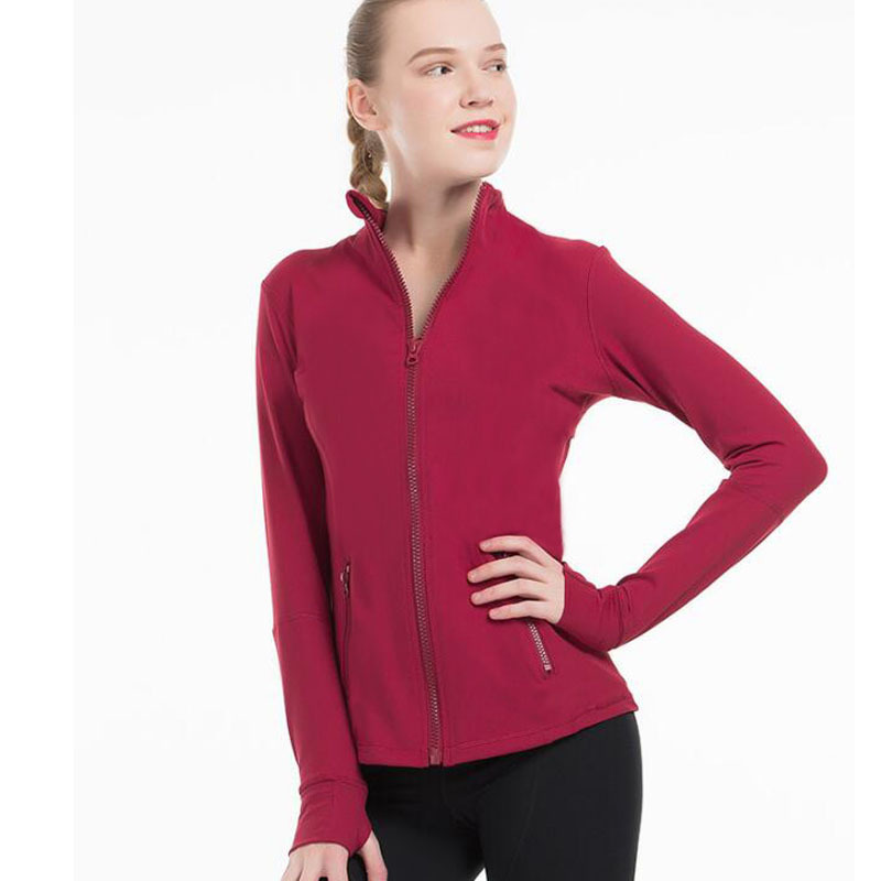 Solid color Women skinny Jackets Top Quality Stand Collar Jackets Outdoor Jacket 201113