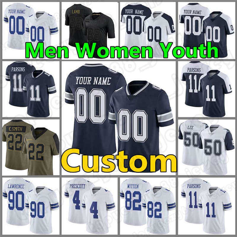 Custom 4 Dak Prescott 88 CeeDee Lamb Football 11 Micah Parsons Leighton Vander Esch Amari Cooper Ezekiel Elliott Jaylon Smith Men''NFL''jerseys, Custom youth (niuzai)
Custom 4 Dak Prescott 88 CeeDee Lamb Football 11 Micah Parsons Leighton Vander Esch Amari Cooper Ezekiel Elliott Jaylon Smith Men''NFL''jerseys, Custom youth (niuzai)