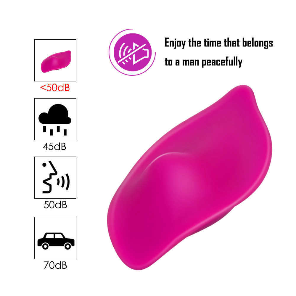 Invisible Wireless Remote Control Vibrator 10 Speeds Wearable Clitoral Stimulator Panties Vibrating egg Sex toys for a couple Y201118
