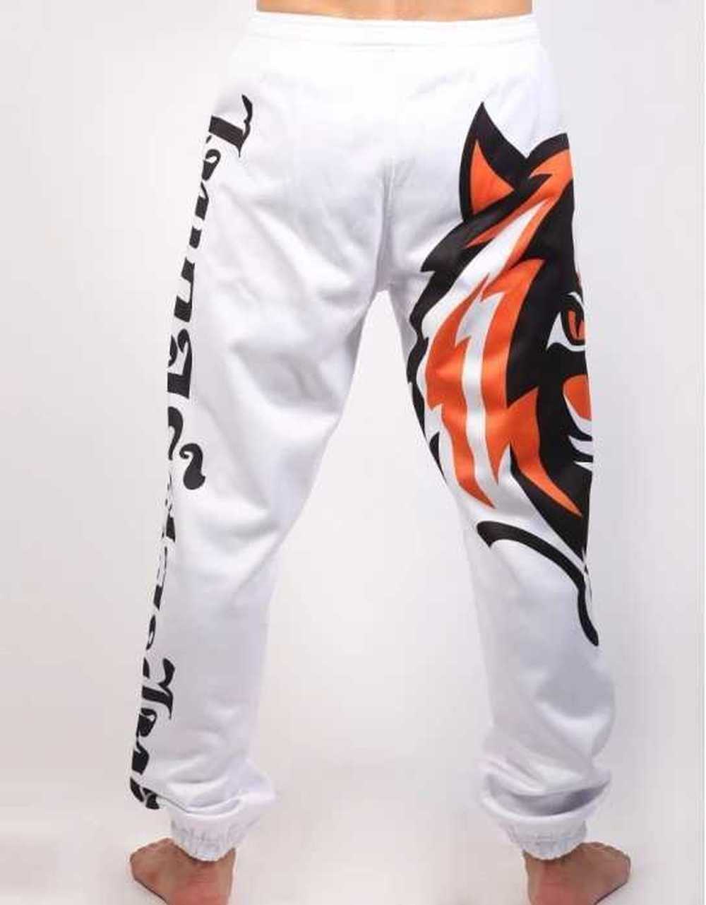 Men Boxing Sports Fitness Tigter Muay Thai Personality Loose Large Size Thai Fist And Jogging Pants Running Fights Kickboxing G