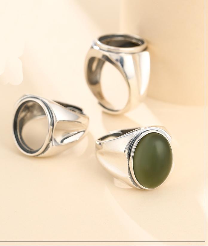 Cluster Rings 13.5*18mm 925 STERLING SILVER Men Semi Mount Bases Blanks Base Blank Pad VINTAGE Wedding Ring Setting Set Diy A5367 
Cluster Rings 13.5*18mm 925 STERLING SILVER Men Semi Mount Bases Blanks Base Blank Pad VINTAGE Wedding Ring Setting Set Diy A5367