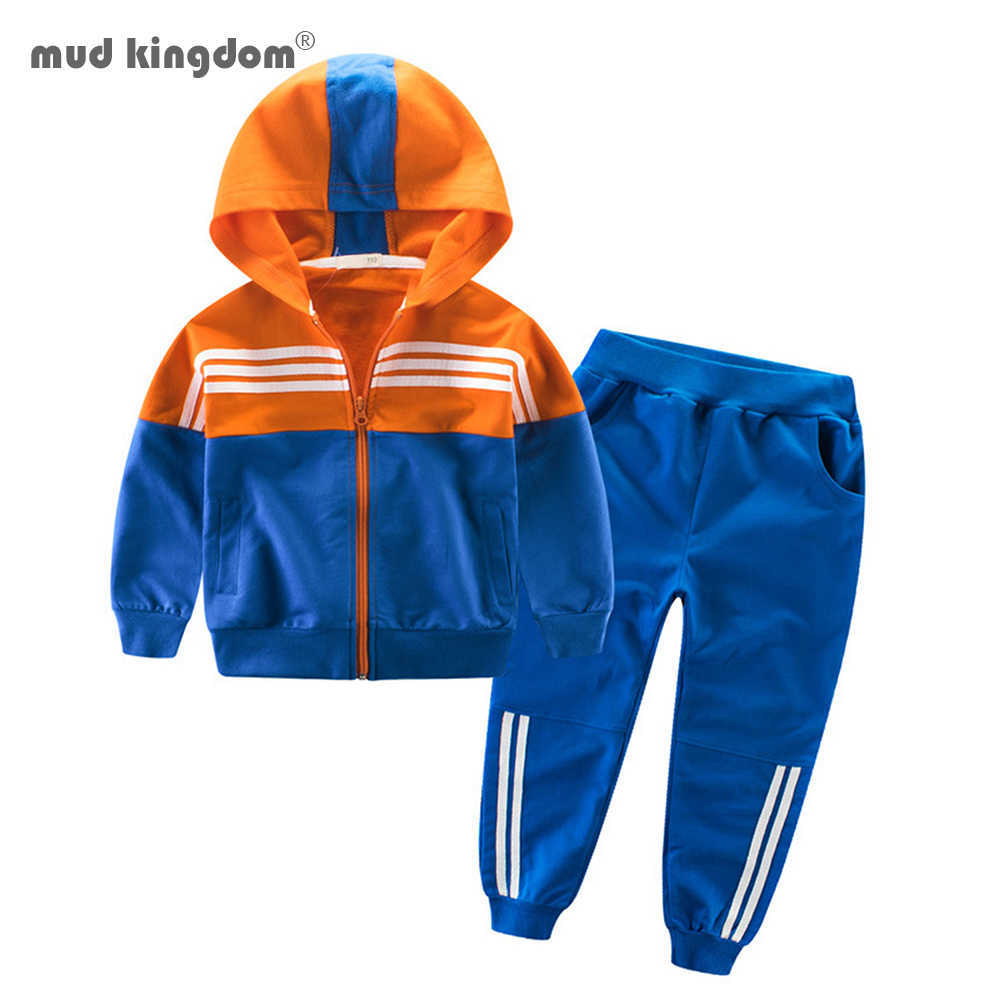 Mudkingdom Boys Girls Outfits Autumn Winter Fashion Hooded Long Sleeve Children Sportswear Patchwork Clothing Sets 210615, Gray
Mudkingdom Boys Girls Outfits Autumn Winter Fashion Hooded Long Sleeve Children Sportswear Patchwork Clothing Sets 210615, Gray