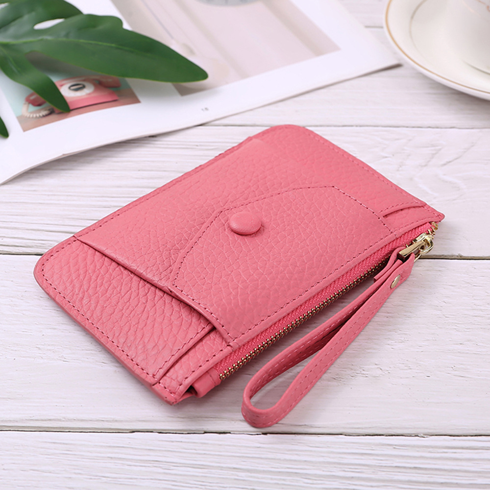 Cross-border Short Fashion Position 2020 Wallet Multi-card Wallet Cowhide Layer Women Leather Korean Women's First Xekor, Red;black
Cross-border Short Fashion Position 2020 Wallet Multi-card Wallet Cowhide Layer Women Leather Korean Women's First Xekor, Red;black