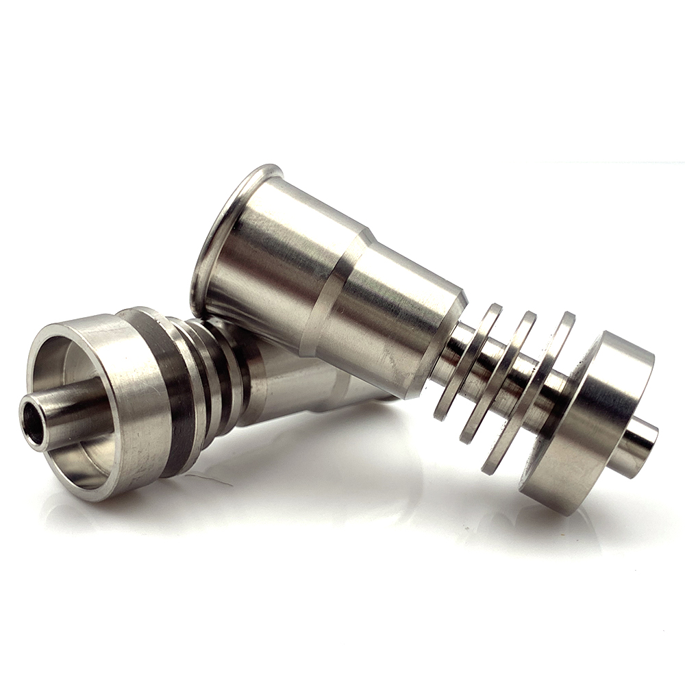 Universal Domeless Male Titanium Nail 4 IN 1 10mm 14mm 18mm Dual Function GR2 for Wax Oil Hookah Water Pipe Vaporizer Dab Rigs
Universal Domeless Male Titanium Nail 4 IN 1 10mm 14mm 18mm Dual Function GR2 for Wax Oil Hookah Water Pipe Vaporizer Dab Rigs