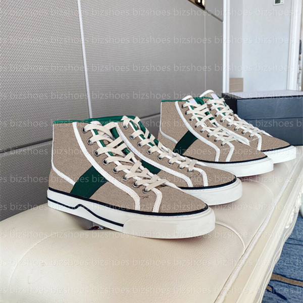 Tennis 1977 high top shoe Italy Green red Strip 77 embroidery snekaer Rubber sole Luxurys Designers sneakers women men canvas Skate Shoes от DHgate WW