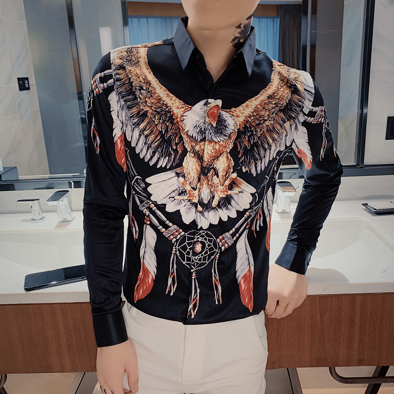2021 New Ropa Hombre Coreano Fino Ajuste Moda Imprimir Camisas Dos Homens De Manga Longa Alta Qualidade Night Club/formatura Blusa Casual 5i, White
2021 New Ropa Hombre Coreano Fino Ajuste Moda Imprimir Camisas Dos Homens De Manga Longa Alta Qualidade Night Club/formatura Blusa Casual 5i, White
