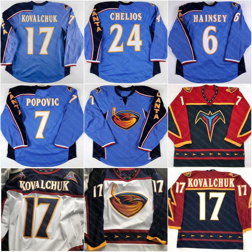 Atlanta Thrashers 17 ILYA KOVALCHUK Marian Hossa DANY HEATLEY Zach Bogosian Johan Hedberg Kari Lehtonen Chris Thorburn Chris Chelios jerseys, Customize any number and name
Atlanta Thrashers 17 ILYA KOVALCHUK Marian Hossa DANY HEATLEY Zach Bogosian Johan Hedberg Kari Lehtonen Chris Thorburn Chris Chelios jerseys, Customize any number and name