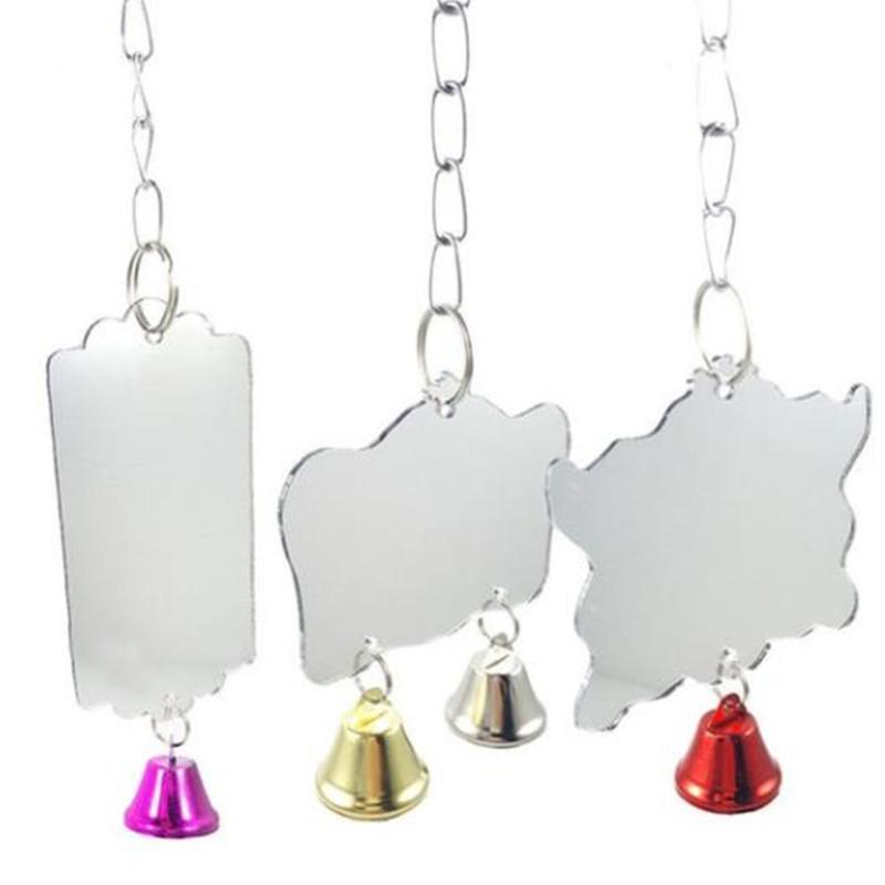 The Latest Parrot Toy Bird Mini Mirror With Bells Colorful Chewing Parrot Toy Hanging Chew Cage Accessories Color
The Latest Parrot Toy Bird Mini Mirror With Bells Colorful Chewing Parrot Toy Hanging Chew Cage Accessories Color