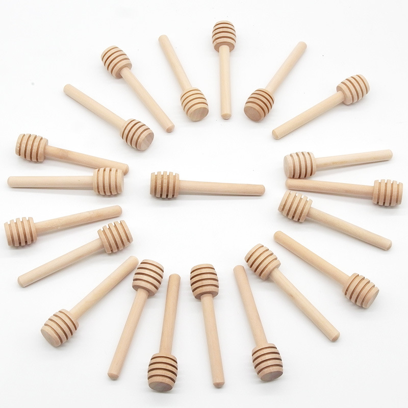 8cm 10 cm 10 4cm long mini wooden honey spoon stick stirrer dippers party supply spoons club honey jar cudgel