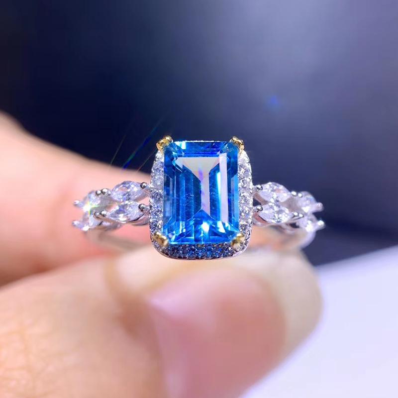 Cluster Rings CoLife Jewelry 100% Real Topaz Silver Ring For Office Woman 5mm*7mm Natual 925, Golden;silver
Cluster Rings CoLife Jewelry 100% Real Topaz Silver Ring For Office Woman 5mm*7mm Natual 925, Golden;silver