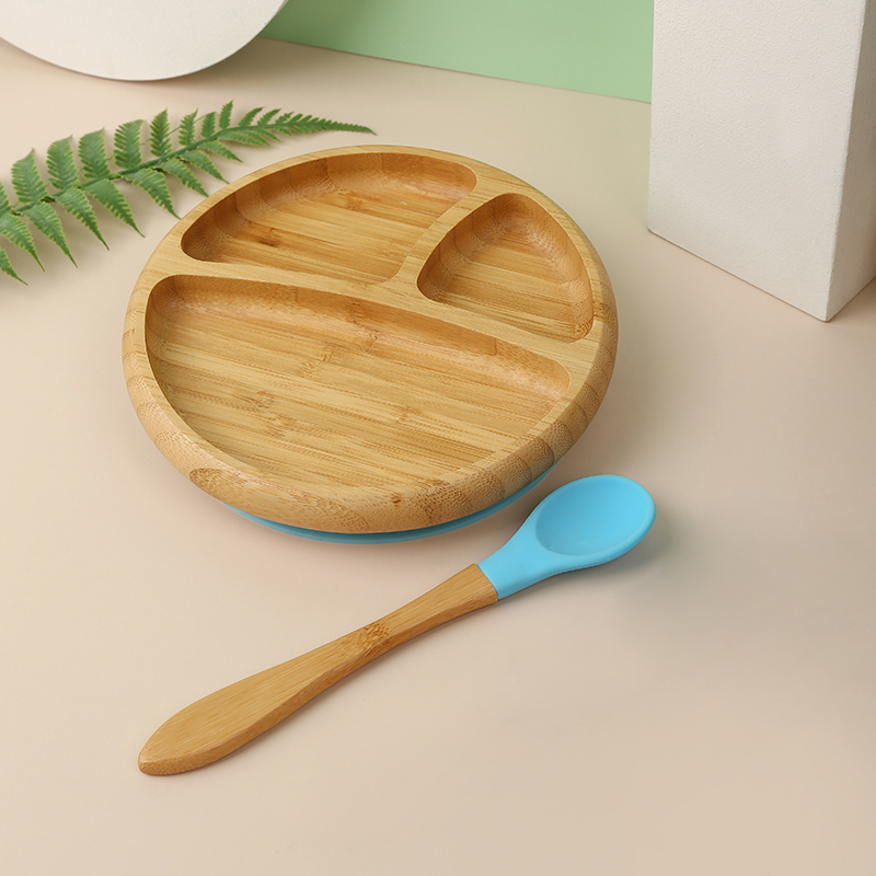 Food Grade Kids Utensils Bamboo Round Dish Baby Feeding Plates Children Giant Grass Dishes set With Non-toxic Silicone Suction And Spoon Perfect for Toddler
Food Grade Kids Utensils Bamboo Round Dish Baby Feeding Plates Children Giant Grass Dishes set With Non-toxic Silicone Suction And Spoon Perfect for Toddler