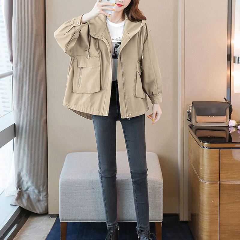Women' Jackets Hooded Jacket Streetwear Women Coat Street Wear Style Y2K Clothes Fashion, Khaki
Women' Jackets Hooded Jacket Streetwear Women Coat Street Wear Style Y2K Clothes Fashion, Khaki
