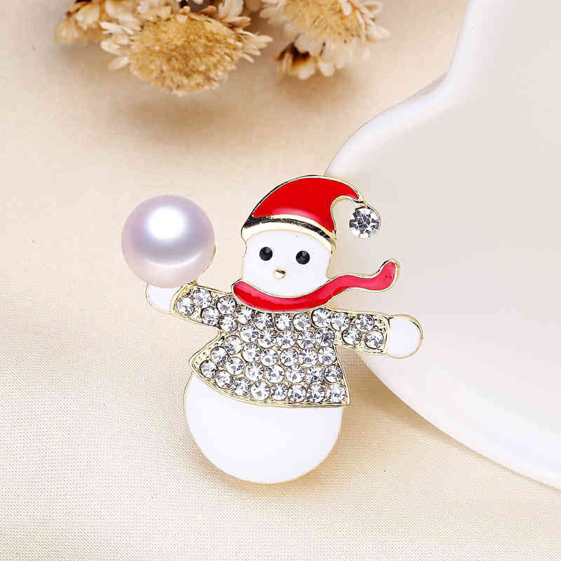 Brooch Diy Accessories Gift Pearl Korean Version Thick Gold-plated Creative Shawl Buckle Semi-finished Product