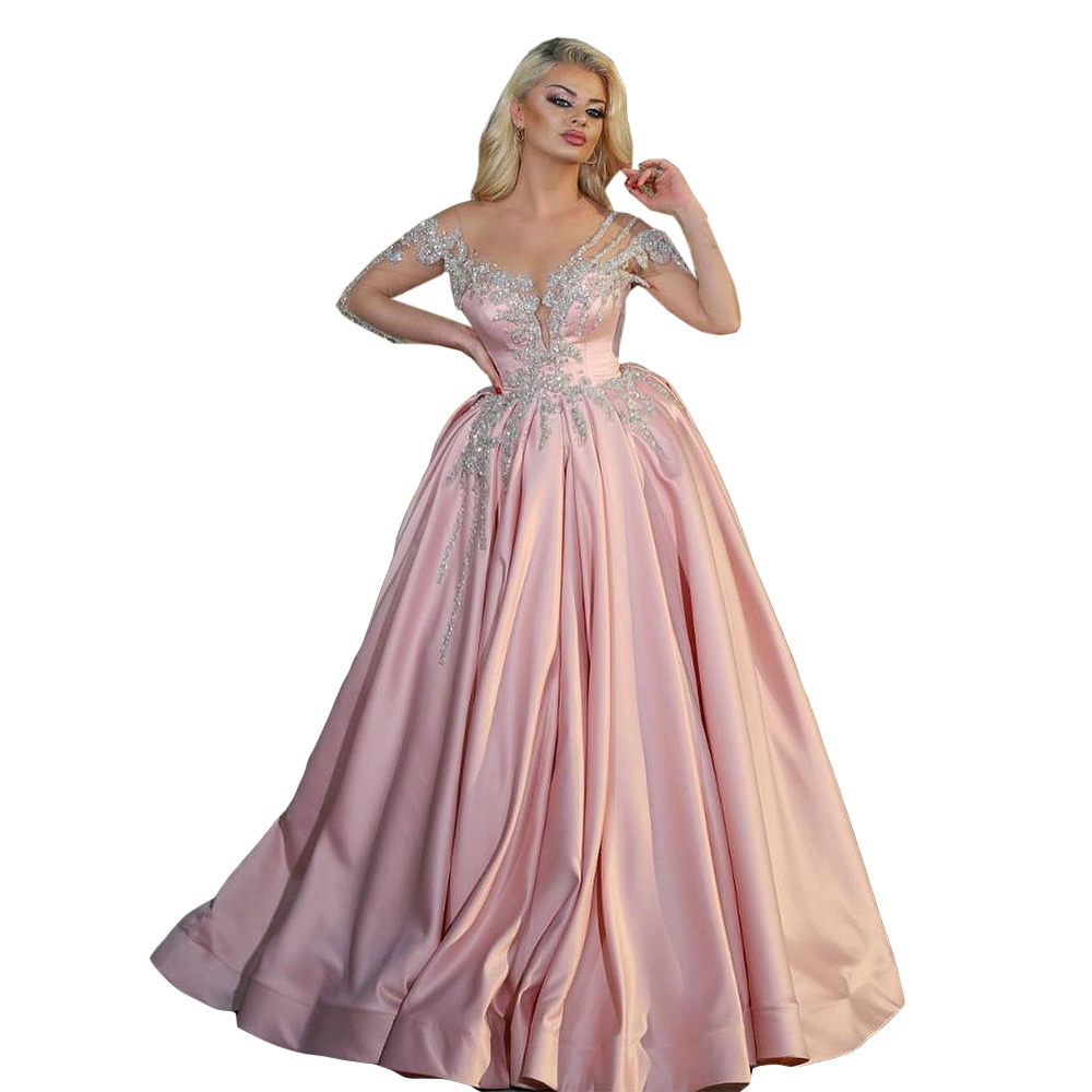 Elegant Mermaid Bridal Gowns Poet Sleeves Custom made Sequined Floor-length Wedding Dresses Court Train Satin Ruched Tulle Beach Vestido de noiva