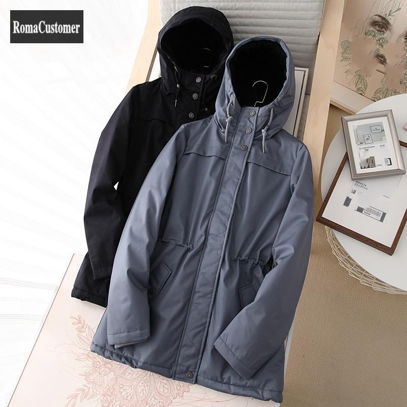 Women's Trench Coats Autumn Winter Womens Loose Long Hooded Waterproof Thicken Adjustable Waist Korean Female Elegant Casual Parka, Tan;black
Women's Trench Coats Autumn Winter Womens Loose Long Hooded Waterproof Thicken Adjustable Waist Korean Female Elegant Casual Parka, Tan;black