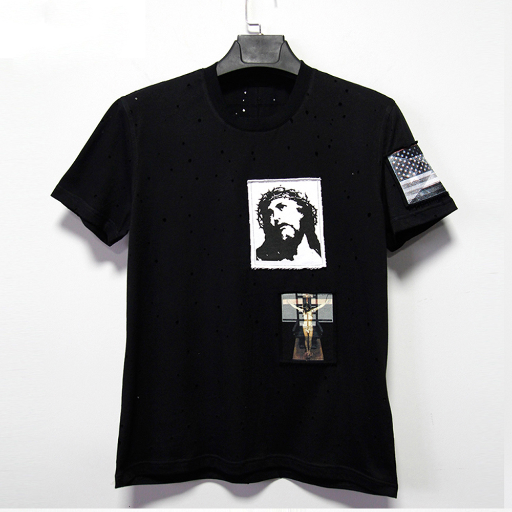2021 New Camiseta Masculina Impressa Jesus Grficos Algodo Em Torno Do Pescoo Manga Curta Furos Montagem Jovem Uomo t Marca 02tq, Black
2021 New Camiseta Masculina Impressa Jesus Grficos Algodo Em Torno Do Pescoo Manga Curta Furos Montagem Jovem Uomo t Marca 02tq, Black