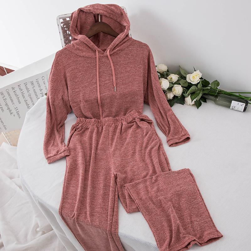 Women's Two Piece Pants 2 Set Winter Women Suit Casual Clothes 2021 Hooded Open-air Sweater Tracksuit, Blue
Women's Two Piece Pants 2 Set Winter Women Suit Casual Clothes 2021 Hooded Open-air Sweater Tracksuit, Blue