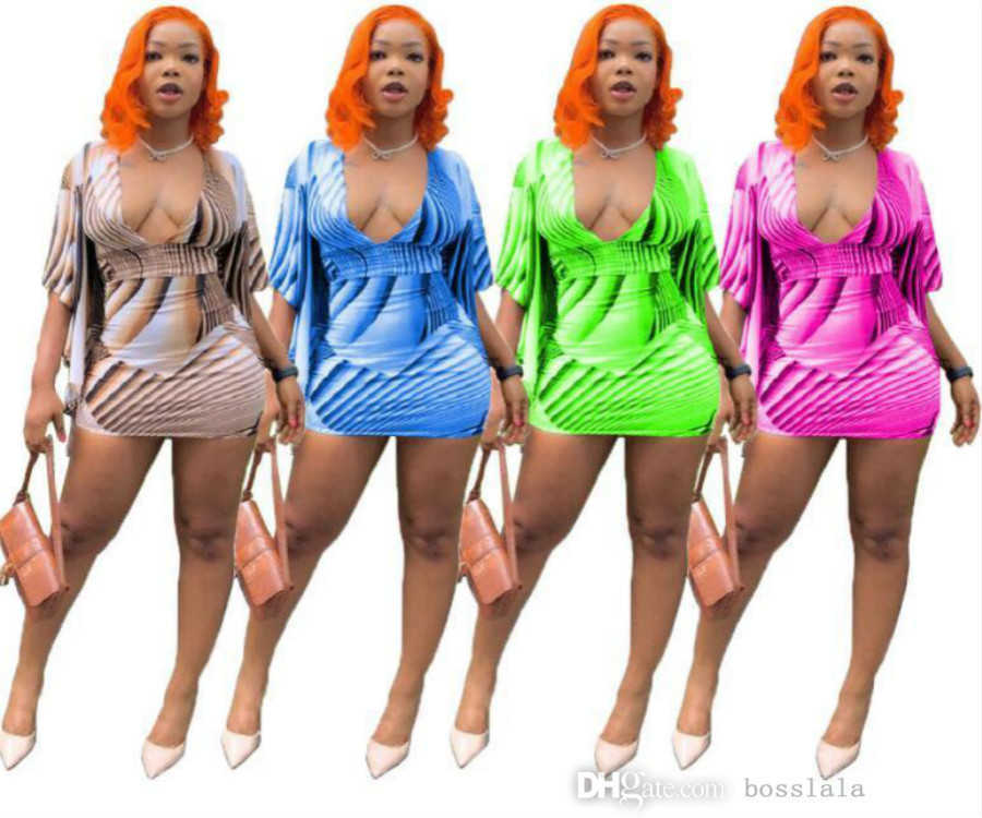 Women Butterfly Short Sleeve Mini Dress Deep V-neck Plus Size S-2XL Short Dresses Sexy Summer Casual Clothing HOT Selling 2022 trends, Pink
Women Butterfly Short Sleeve Mini Dress Deep V-neck Plus Size S-2XL Short Dresses Sexy Summer Casual Clothing HOT Selling 2022 trends, Pink