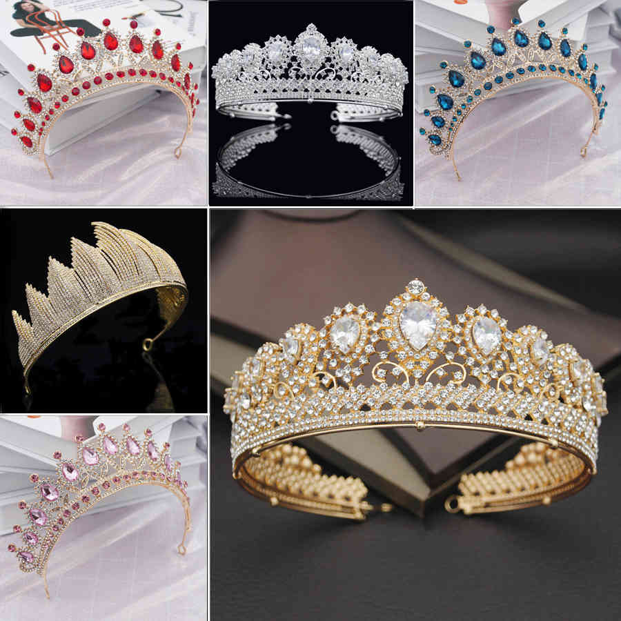 Gorgeous Zircon Headband Bride Crown head dress Bridal Tiara Crowns Princess Queen Diadem Party Wedding Hair Jewelry ornament
Gorgeous Zircon Headband Bride Crown head dress Bridal Tiara Crowns Princess Queen Diadem Party Wedding Hair Jewelry ornament
