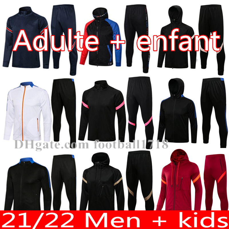 21 22 mens kids hoodie full zipper jacket Survetement Tracksuit chandal futbol kit 2022 football tracksuits men kid soccer Soccer jersey jerseys sets veste
21 22 mens kids hoodie full zipper jacket Survetement Tracksuit chandal futbol kit 2022 football tracksuits men kid soccer Soccer jersey jerseys sets veste