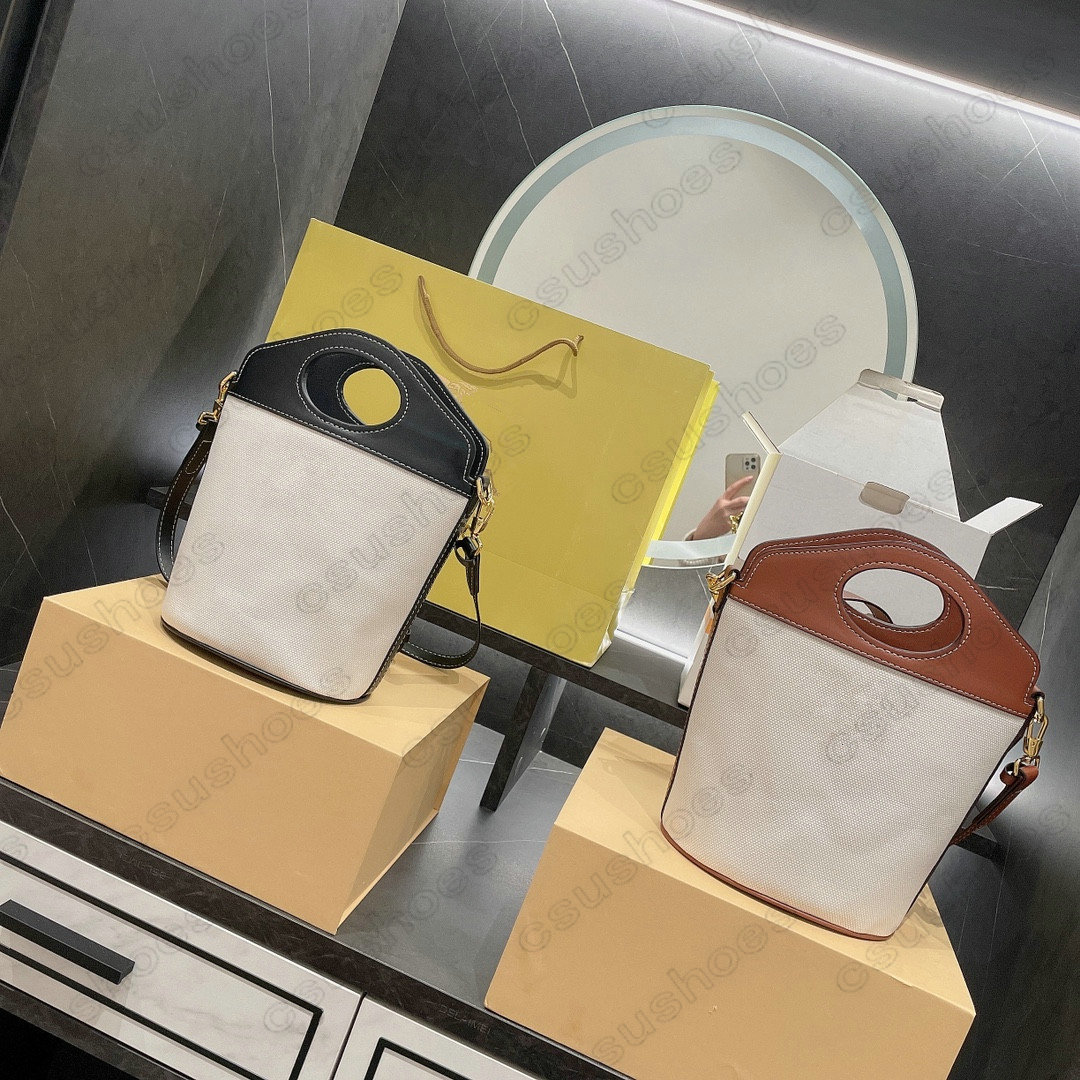 Pocket Canvas Bucket Bag BB Chic Vintage Small Two-color Leather Handbag Shoulder Shoulder Flap Messenger Shopping Bags Wallet Totes, No bag
Pocket Canvas Bucket Bag BB Chic Vintage Small Two-color Leather Handbag Shoulder Shoulder Flap Messenger Shopping Bags Wallet Totes, No bag