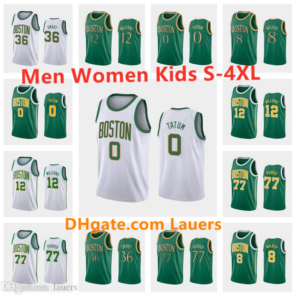 Custom Men Women Kids New Boston Celtics 0 Jayson Tatum 8 Kemba Walker Vincent Poirier 36 Marcus Smart Williams City Jerseys, With sign
Custom Men Women Kids New Boston Celtics 0 Jayson Tatum 8 Kemba Walker Vincent Poirier 36 Marcus Smart Williams City Jerseys, With sign