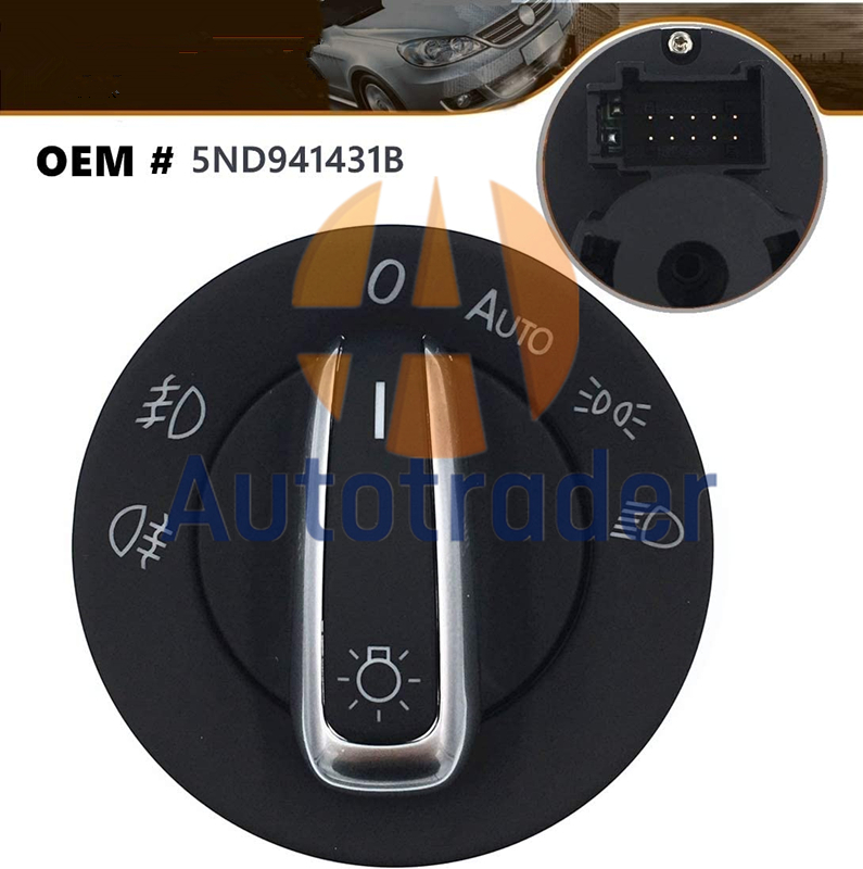 For Volkswagen Jetta 5 6 Golf 5 6 GTI CC Mk5 Mk6 Passat B6 Tiguan 5ND 941 431 B 5ND941431A Headlight Fog Lamp Switch
For Volkswagen Jetta 5 6 Golf 5 6 GTI CC Mk5 Mk6 Passat B6 Tiguan 5ND 941 431 B 5ND941431A Headlight Fog Lamp Switch