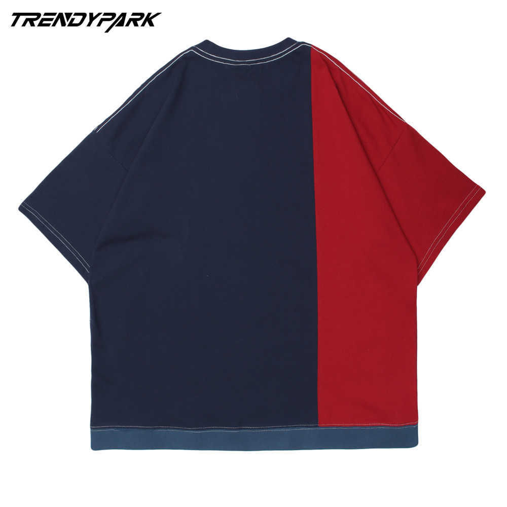 Men's Hip Hop T-Shirt Anime Character Painting Print T Shirt Summer Short Sleeve Tshirt Harajuku Cotton Casual Tops Tees 210601