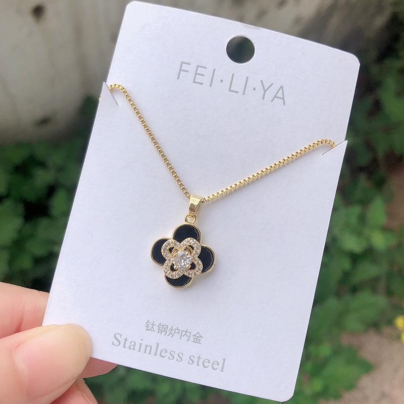 Chains 2021 Shiny Crystal Rotatable Flower Pendant Necklace Women Fashion Autumn Winter Sweater Chain Clavicle Jewelry Gift, Silver
Chains 2021 Shiny Crystal Rotatable Flower Pendant Necklace Women Fashion Autumn Winter Sweater Chain Clavicle Jewelry Gift, Silver