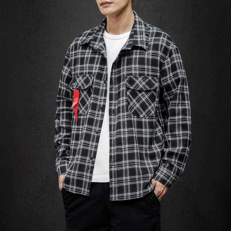 2021 New Men's Oversized Plaid Shirts Mens Fashion Cotton Blouse Oversize Long Sleeves Shirt for Men Man Clothing Casual 5hpf, Navy bule
2021 New Men's Oversized Plaid Shirts Mens Fashion Cotton Blouse Oversize Long Sleeves Shirt for Men Man Clothing Casual 5hpf, Navy bule