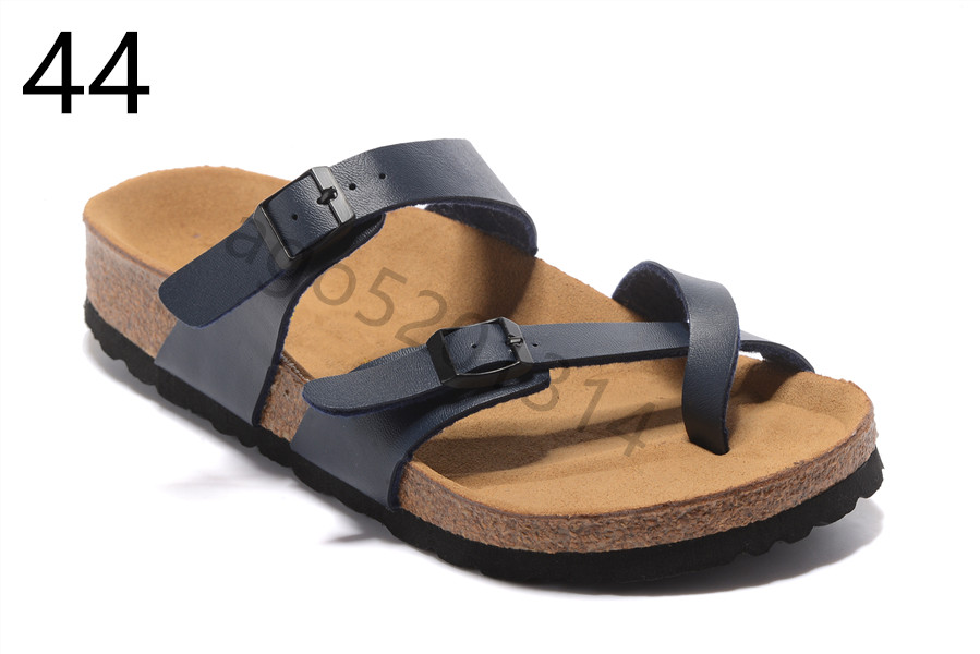 Home Slippers Arizona Summer Beach Cork Sandals Casual Double Buckle Clogs Sandalias Women Men Slip on Flip Flops Flats Shoes 34-45