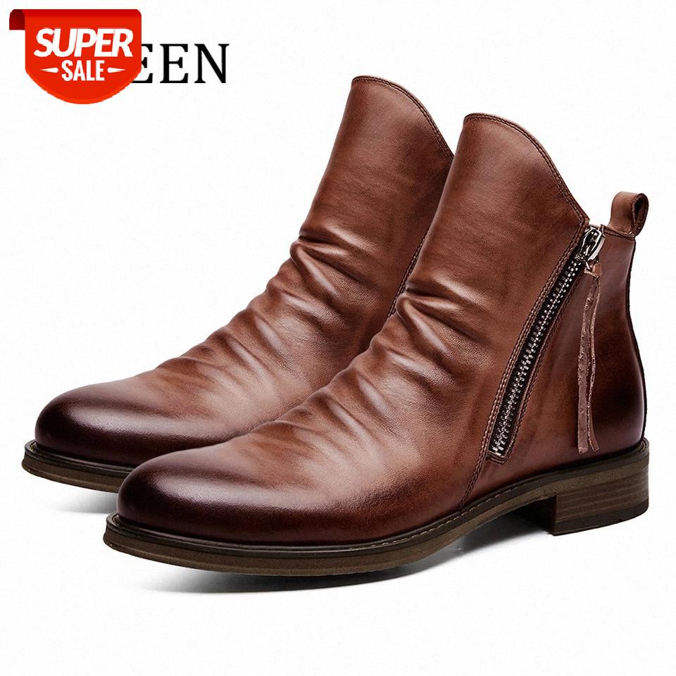 YWEEN Original Leather Boots Men 2020 Autumn Shoes Male Leather Casual Boots Men Comfy Anti-Slip Lace-up #oT4a
YWEEN Original Leather Boots Men 2020 Autumn Shoes Male Leather Casual Boots Men Comfy Anti-Slip Lace-up #oT4a