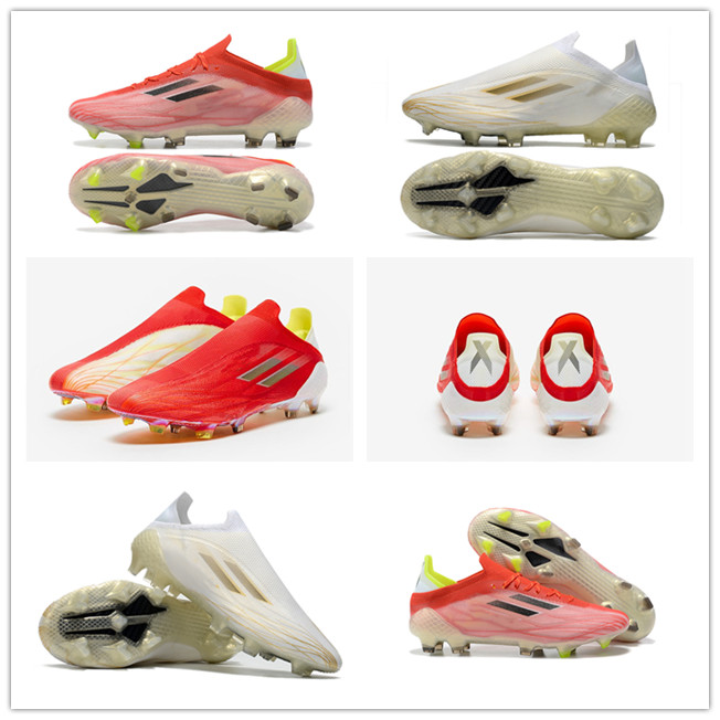 GIFT BAG Mens High Top Football Shoes X 20+ Speedflow FG Firm Ground Cleats Ghosted Laceless Trainers Outdoor Speed Flow Red Soccer Shoes, 0015
GIFT BAG Mens High Top Football Shoes X 20+ Speedflow FG Firm Ground Cleats Ghosted Laceless Trainers Outdoor Speed Flow Red Soccer Shoes, 0015