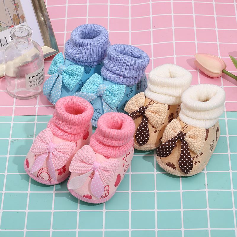First Walkers Winter Warm Born Toddler Boots Baby Girls Boys Shoes Fashion Bows Soft Sole Snow Non-slip Crib Booties
First Walkers Winter Warm Born Toddler Boots Baby Girls Boys Shoes Fashion Bows Soft Sole Snow Non-slip Crib Booties