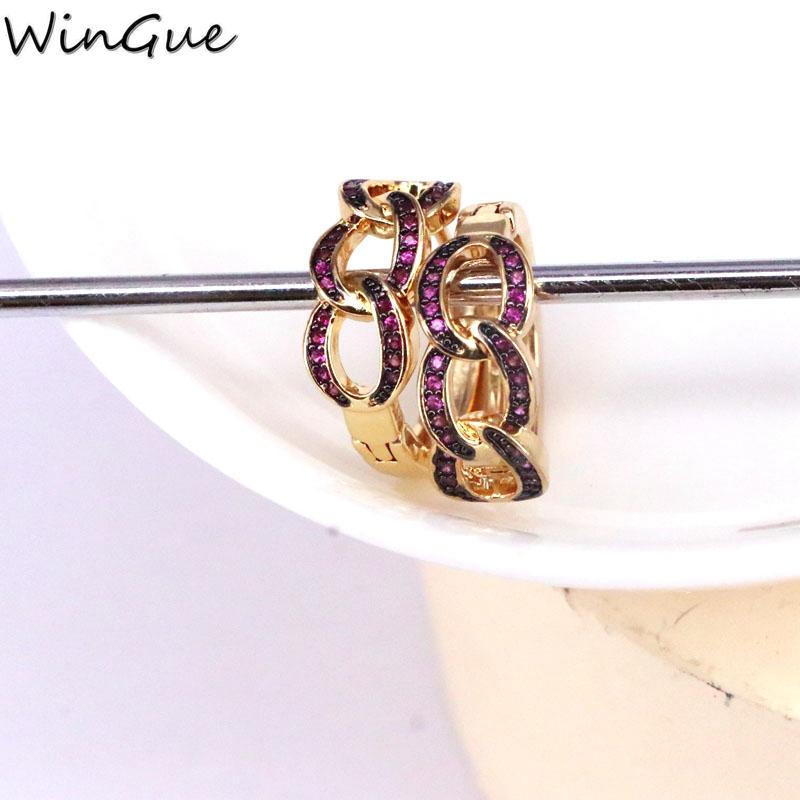 Hoop & Huggie Multi-color CZ Micro Pave Female Hoops Women Girls Circle Chain Earrings Gold Color Hiphop Fashion Unique Metal Jewelry
Hoop & Huggie Multi-color CZ Micro Pave Female Hoops Women Girls Circle Chain Earrings Gold Color Hiphop Fashion Unique Metal Jewelry