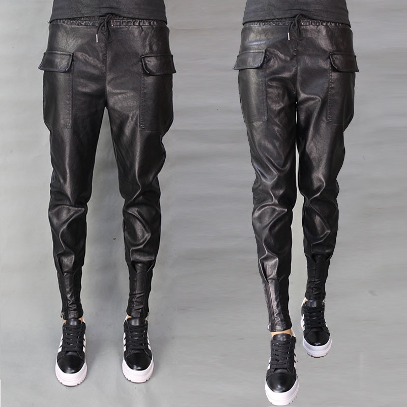 2021 New Harem Put on Fine Winter Quilted Leather Streetwear Women Vintage Ankle Bands Big Size Pants T5gz, Black 
2021 New Harem Put on Fine Winter Quilted Leather Streetwear Women Vintage Ankle Bands Big Size Pants T5gz, Black