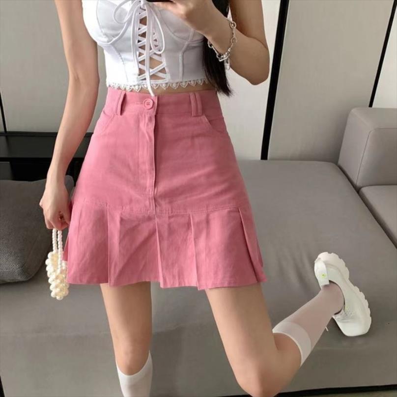 pleated mini harajuku pink high womens skirts waisted denim summer women kpop korean style kawaii cute streetwear, Black
pleated mini harajuku pink high womens skirts waisted denim summer women kpop korean style kawaii cute streetwear, Black
