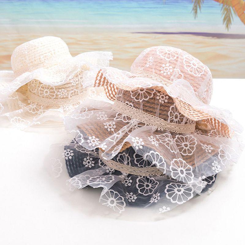 Caps & Hats Children Straw Hat 2021 Girls Summer Breathable Lace Bow Visor Baby Princess Travel Sunscreen Beach, Beige
Caps & Hats Children Straw Hat 2021 Girls Summer Breathable Lace Bow Visor Baby Princess Travel Sunscreen Beach, Beige