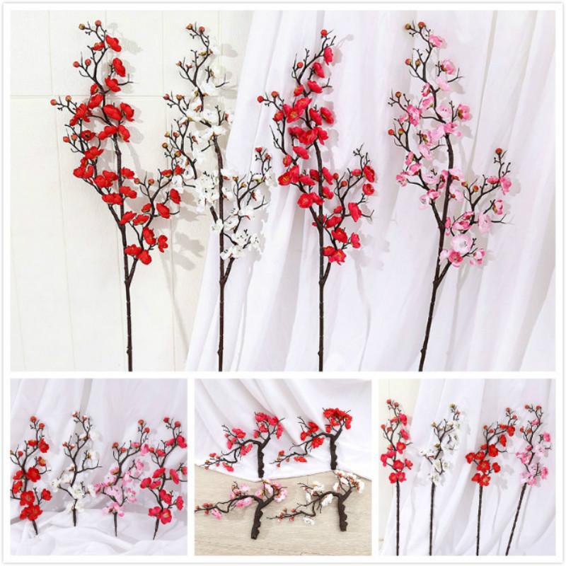 Decorative Flowers & Wreaths 30 Cm Artificial Silk Flower Plum Bossom Peach Branch Chinese Style Home Table Living Room Decor DIY Wedding De
Decorative Flowers & Wreaths 30 Cm Artificial Silk Flower Plum Bossom Peach Branch Chinese Style Home Table Living Room Decor DIY Wedding De