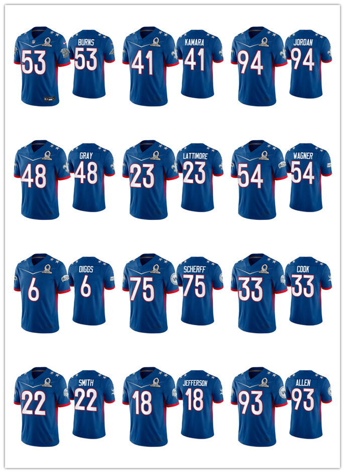 Burns Jonathan Allen Bobby Wagner Quandre Diggs Cook Justin Jefferson Harrison Smith Gray Marshon Cameron Alvin Kamara 2022 MEN NFC Pro Bowl, Black;red
Burns Jonathan Allen Bobby Wagner Quandre Diggs Cook Justin Jefferson Harrison Smith Gray Marshon Cameron Alvin Kamara 2022 MEN NFC Pro Bowl, Black;red