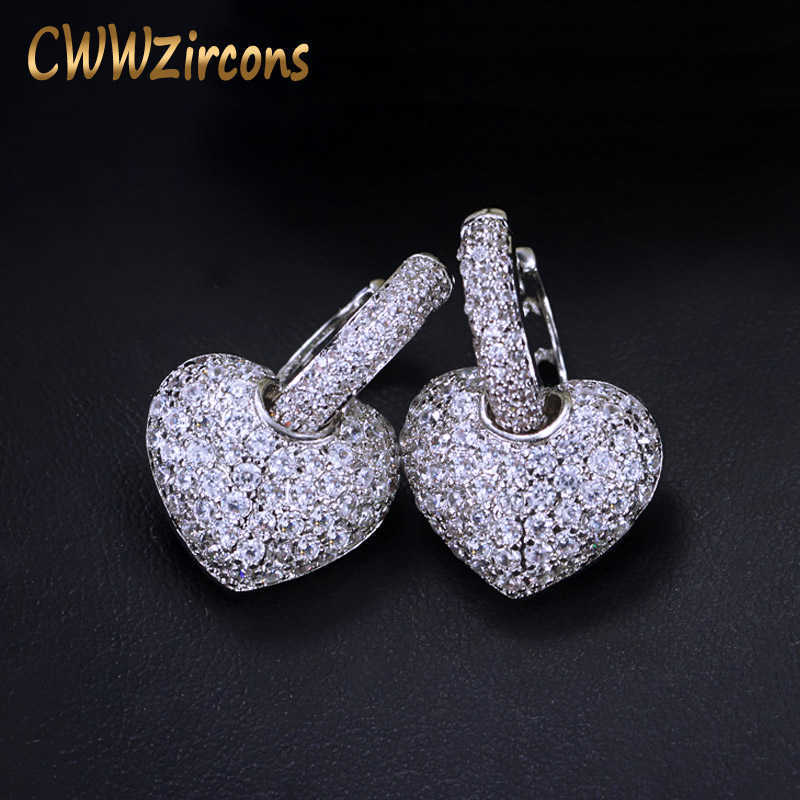 Brand Fashion Clear Hook Micro Pave Cubic Zirconia Love Heart Stud Earrings for Women Jewelry Gift CZ215 210714
Brand Fashion Clear Hook Micro Pave Cubic Zirconia Love Heart Stud Earrings for Women Jewelry Gift CZ215 210714
