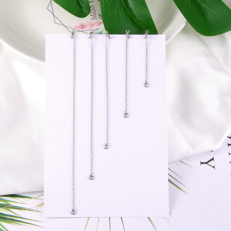 Jewelry Extender Chain Stainless Steel Extension Chains for Bracelet Necklace Jewellery Making