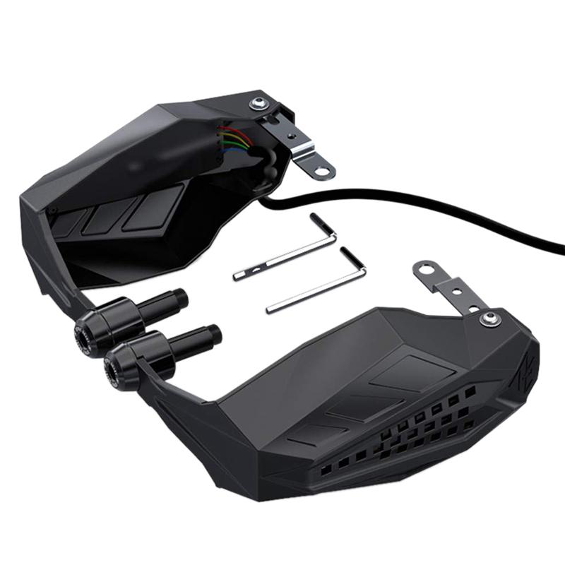 Handlebars Motorcycle Hand-Guards Protector Led Light Motorbike Motocross Falling Protection Baffle Waterproof Universal Windshield Hood
Handlebars Motorcycle Hand-Guards Protector Led Light Motorbike Motocross Falling Protection Baffle Waterproof Universal Windshield Hood