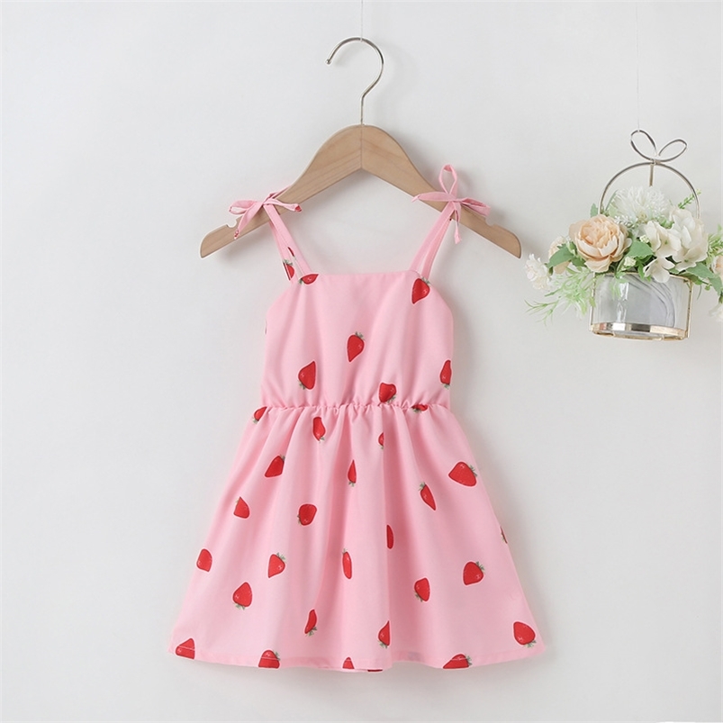 Summer Arrivals Girls Cute Dress Sleeveless Print Strawberry Girl Streetwear 0-2T 210629, Pink
Summer Arrivals Girls Cute Dress Sleeveless Print Strawberry Girl Streetwear 0-2T 210629, Pink